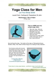 Yoga For Men in Peasedown St John